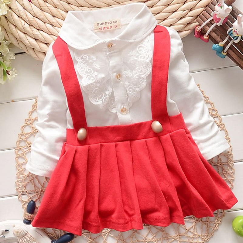 Stylish Casual Cotton Baby Girl's Mini Dress